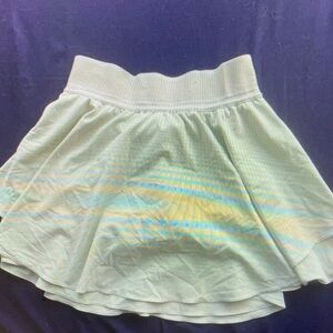 Lululemon Athletica Light Green Skater Skirt